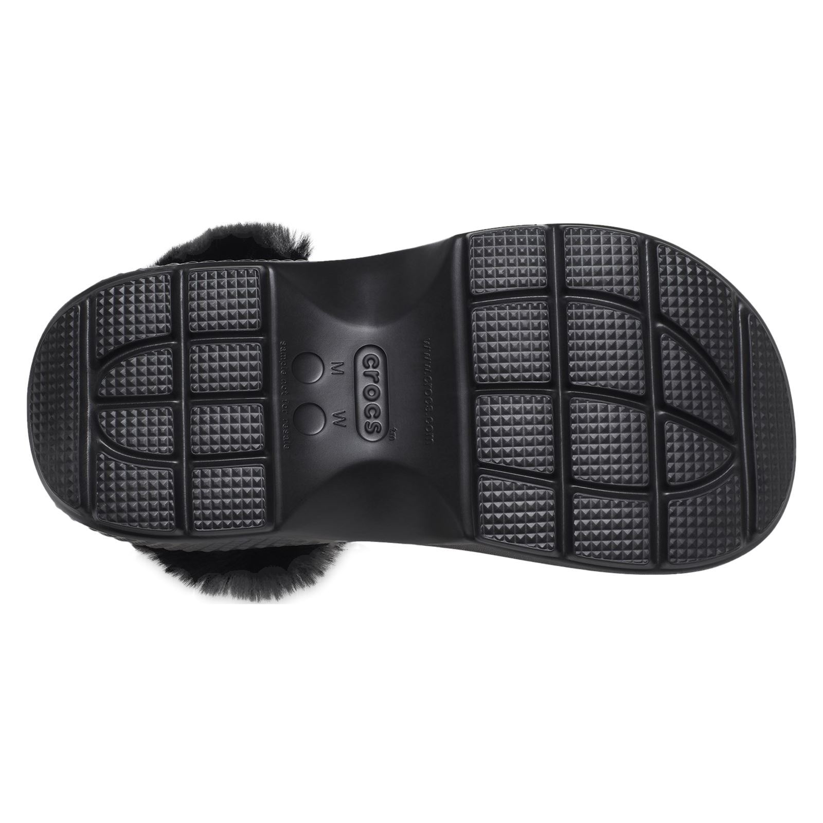 Crocs Stomp Lined Eva Damen Hausschuhe In Schwarz