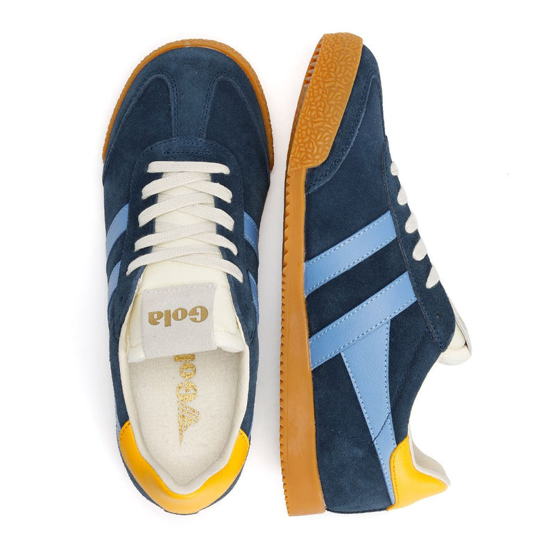Gola Elan Damen Wildleder Sneaker In Blau
