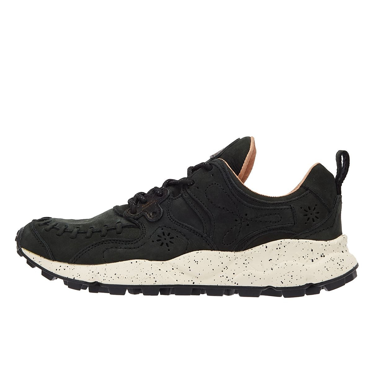 Flower Mountain Yamano Wildleder Herrenschuhe In Schwarz