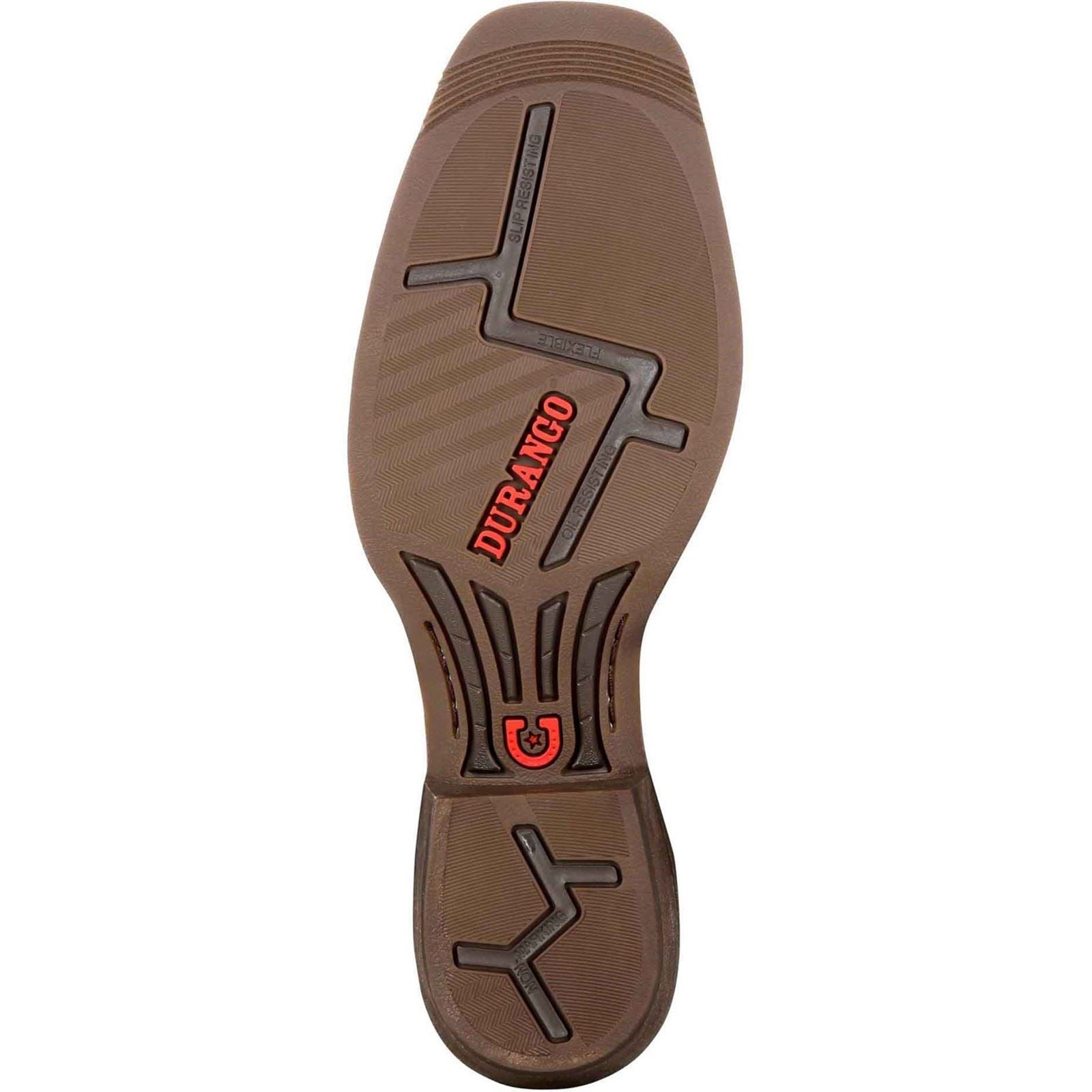 Durango Rebel Frontier Herrenstiefel Aus Leder In Verwaschenem Sonnenuntergangsbraun