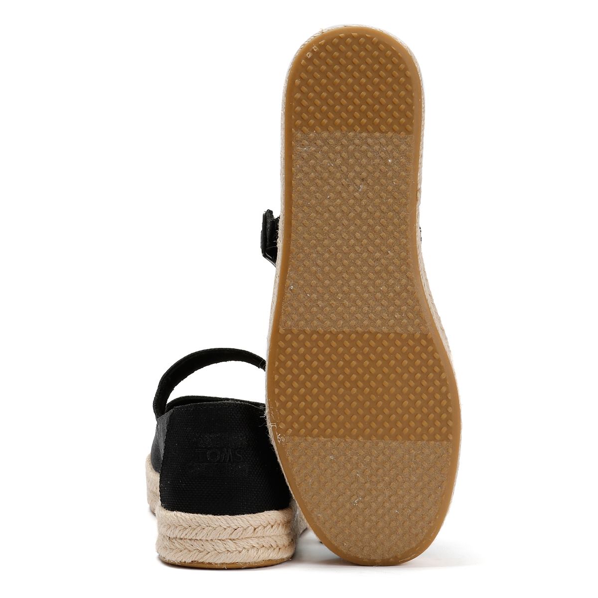 TOMS Carolina Mary Jane Textile Damen Schwarze Farbe Espadrilles
