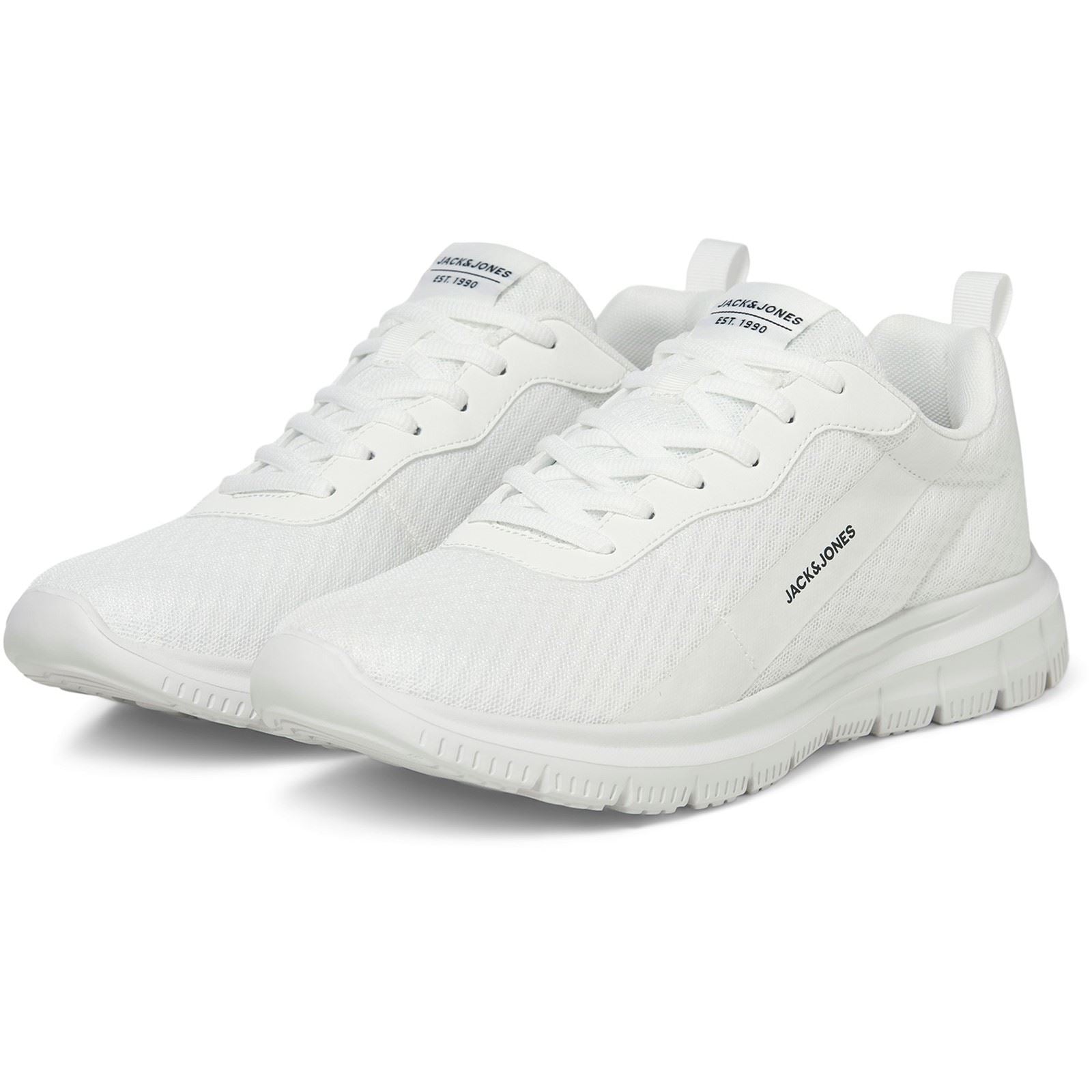Jack & Jones Taylor Mesh Herren Sneaker Aus Polyurethan In Strahlendem Weiß
