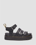 Dr. Martens Blaire Athena Damen Sandalen Aus Schwarzem Leder