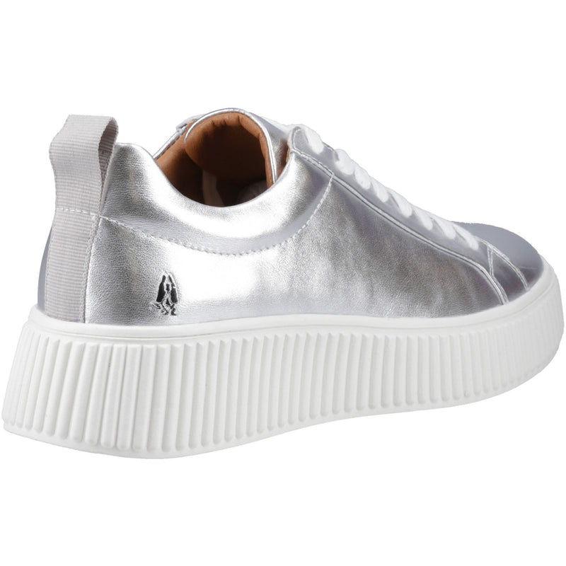 Hush Puppies Harlow Damen Sneakers Aus Silberleder