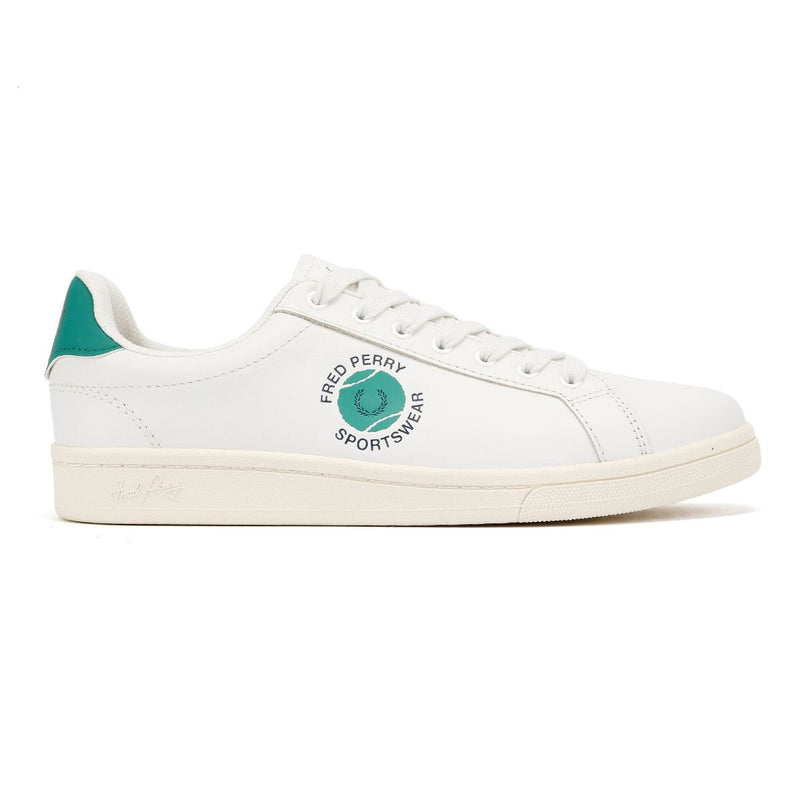 Fred Perry Tennis Cupsole Leder Herren Weiße Sneakers