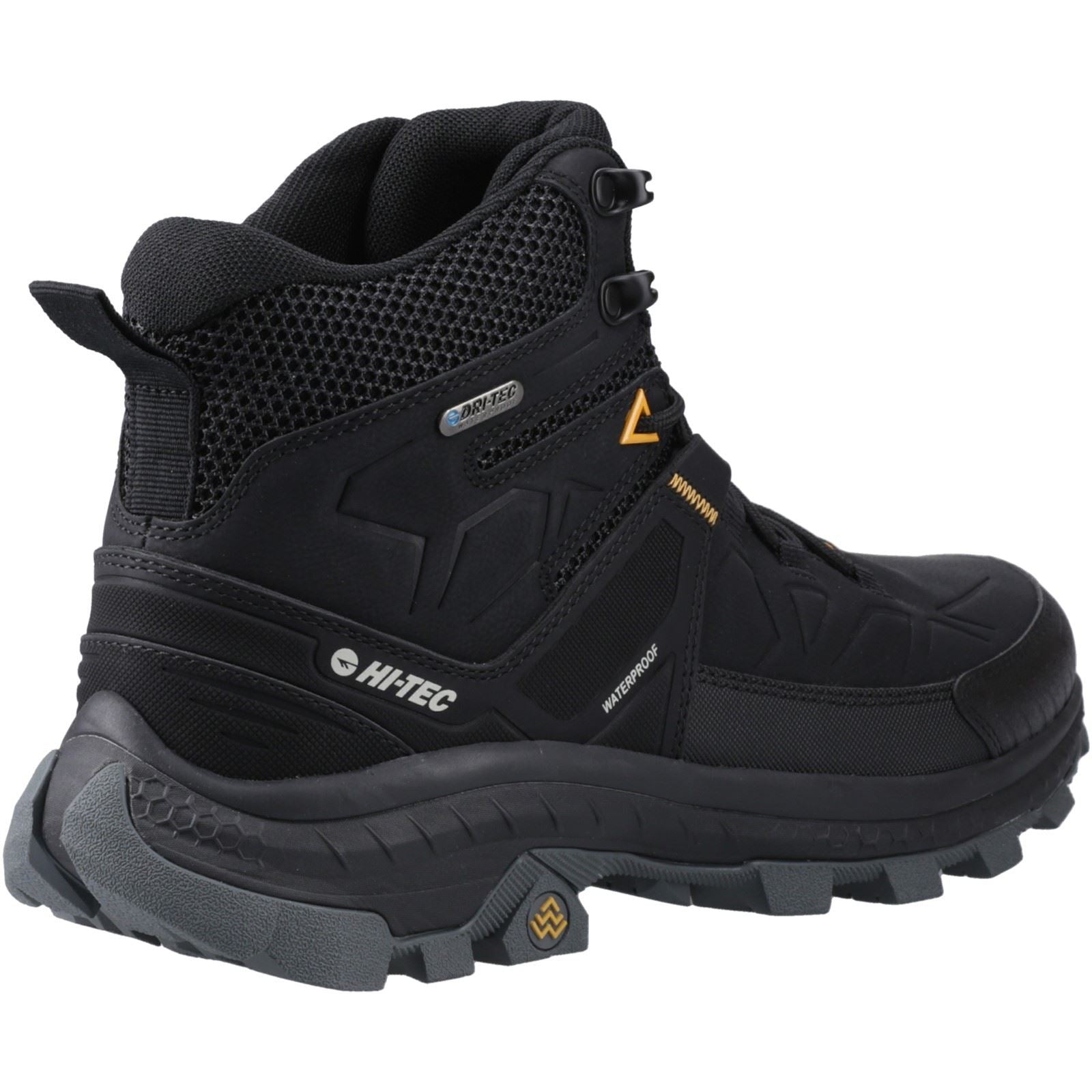 Hi-Tec Rainier Herren Wanderstiefel Aus Schwarzem Polyester