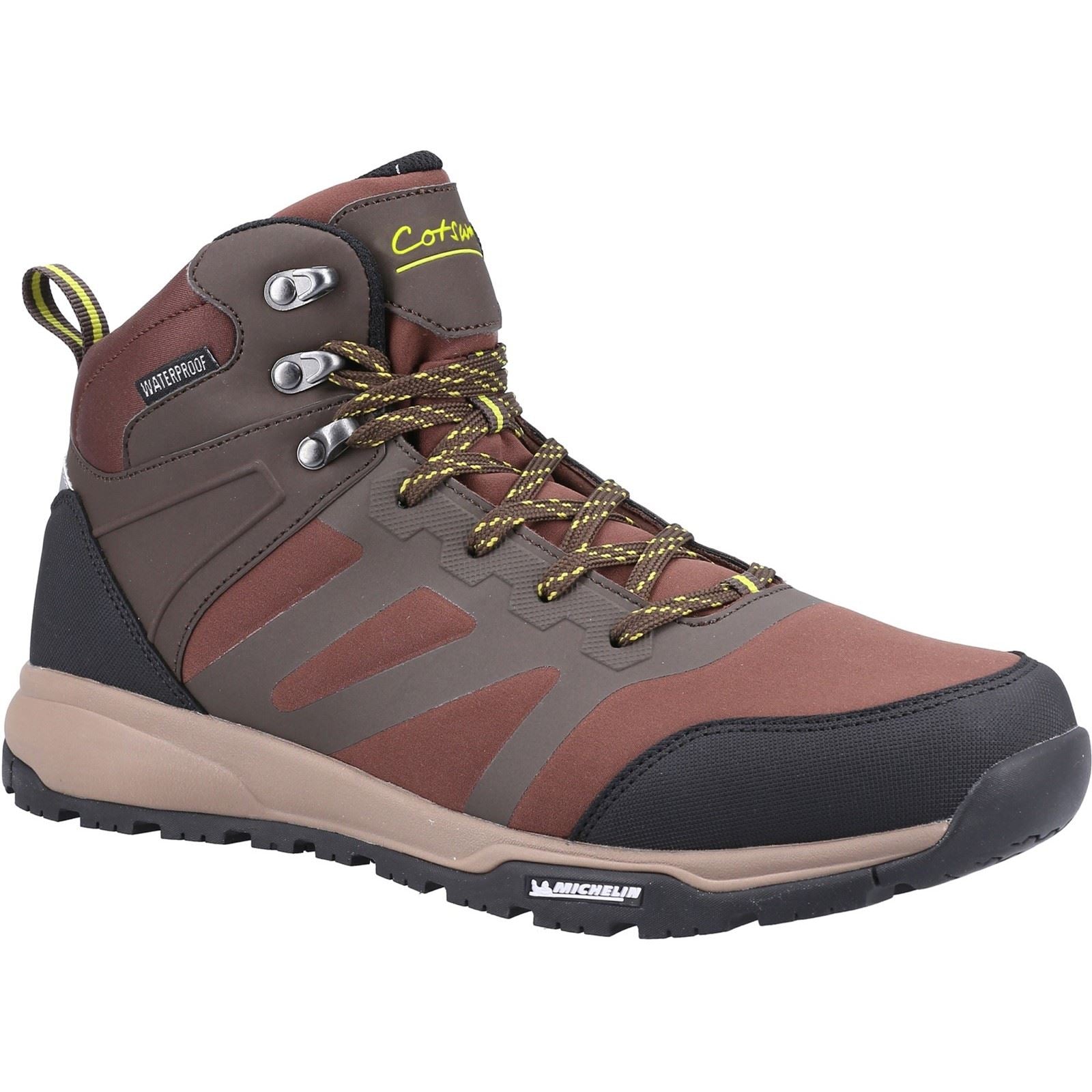 Cotswold Kingham Mid Herren Wanderschuhe In Braun