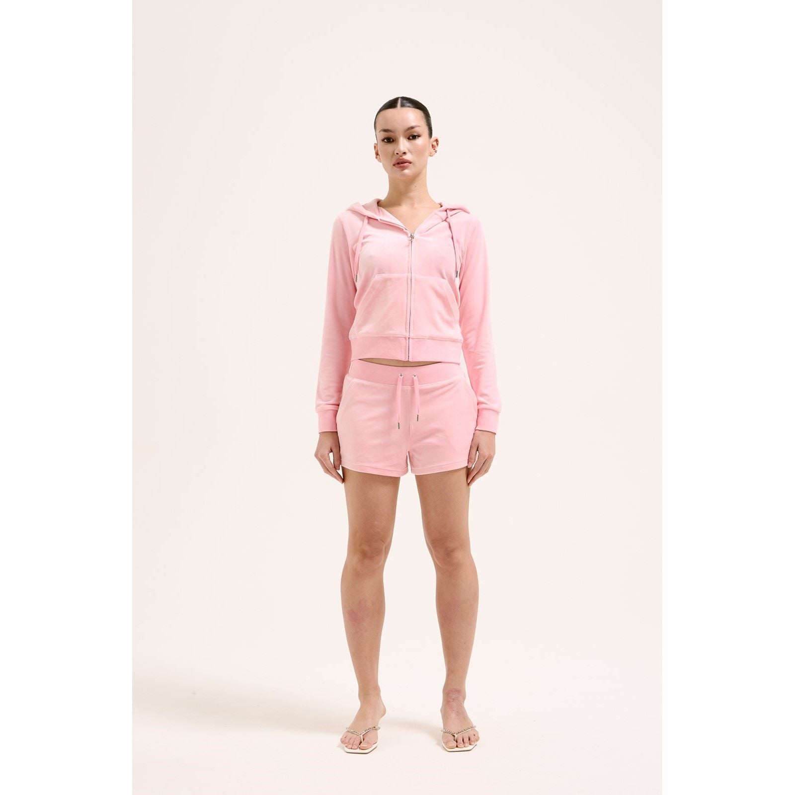 Juicy Couture Robertson Classic Jacket Polyester Damen Pink Kapuzenpullover