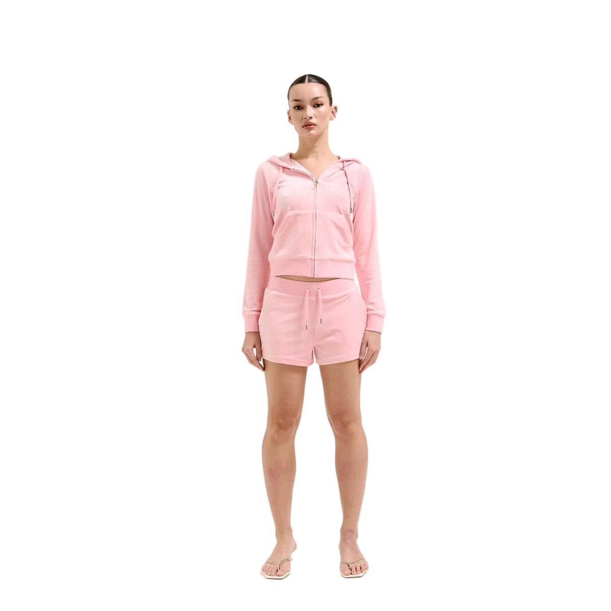 Juicy Couture Robertson Classic Jacket Polyester Damen Pink Kapuzenpullover