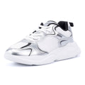 Hugo Leon Tennis Damen Silberne Sneaker