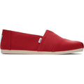TOMS Alpargata 100% Baumwolle Herren Rote Espadrilles