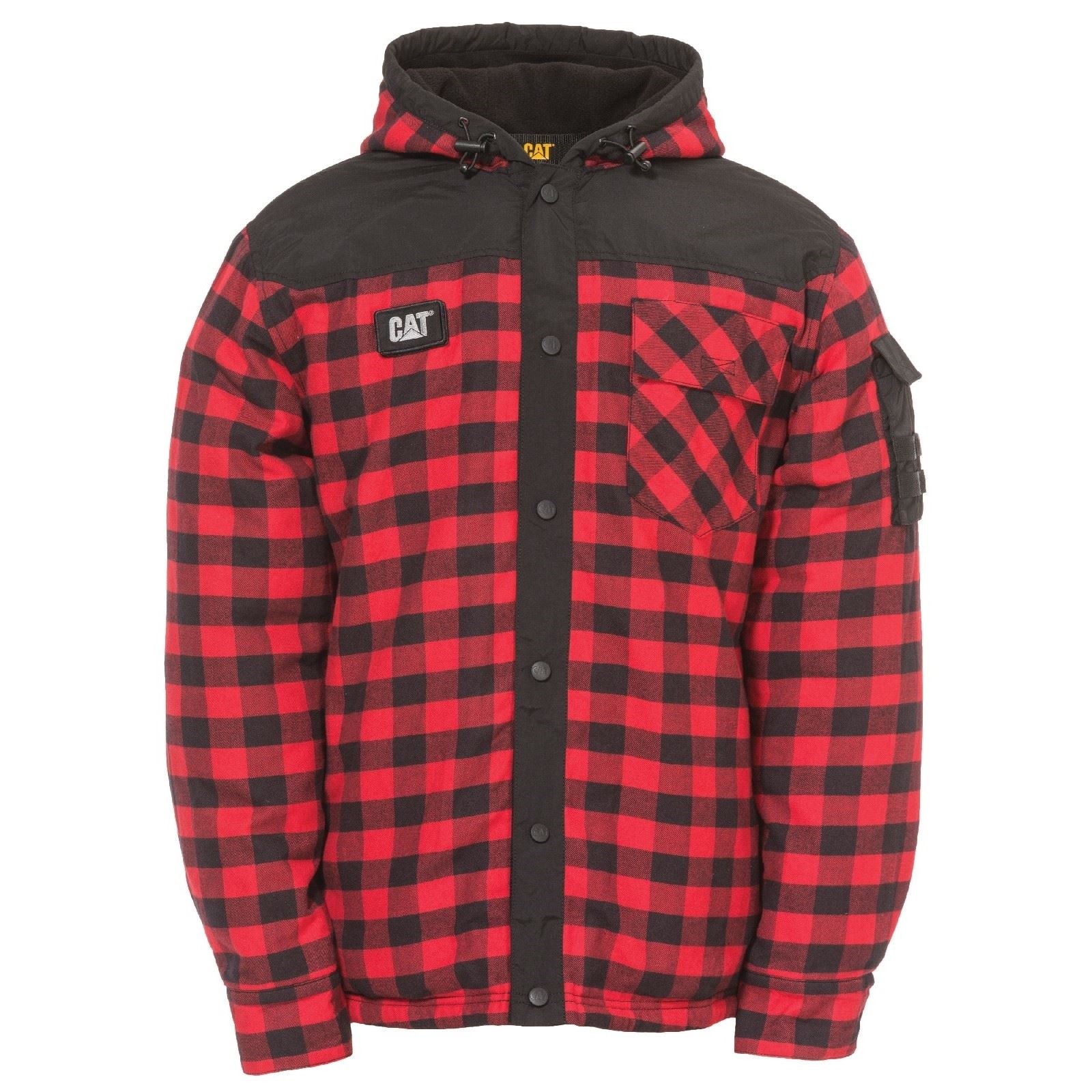 Caterpillar Sequoia Herren Rote Fleecejacke