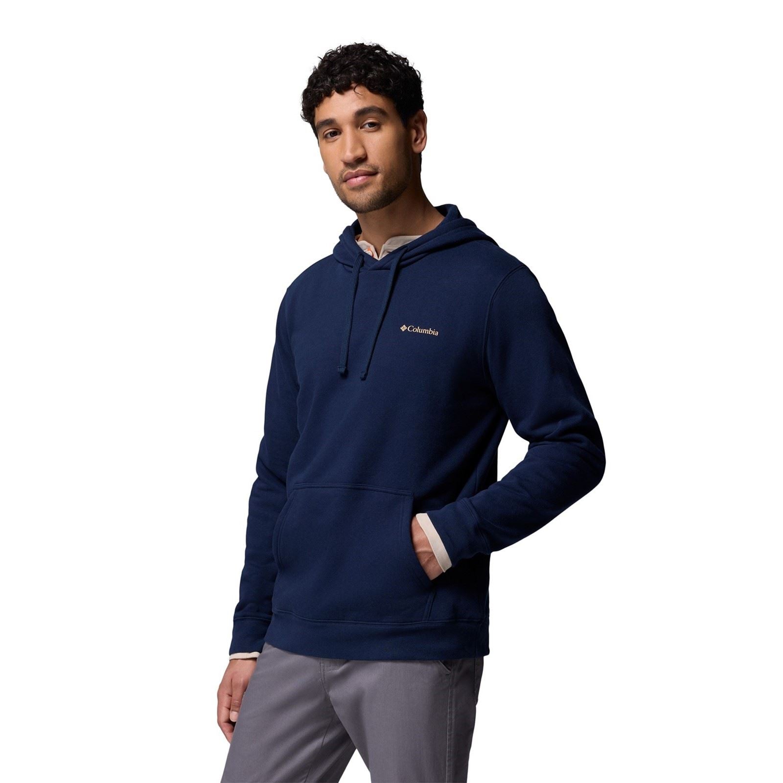 Columbia Columbia Trek Graphic Hoodie Trek Grafik Hoodie Baumwolle Männer Blauer Kapuzenpullover