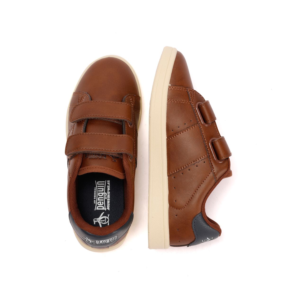 Penguin Junior Marble Braune Sneakers