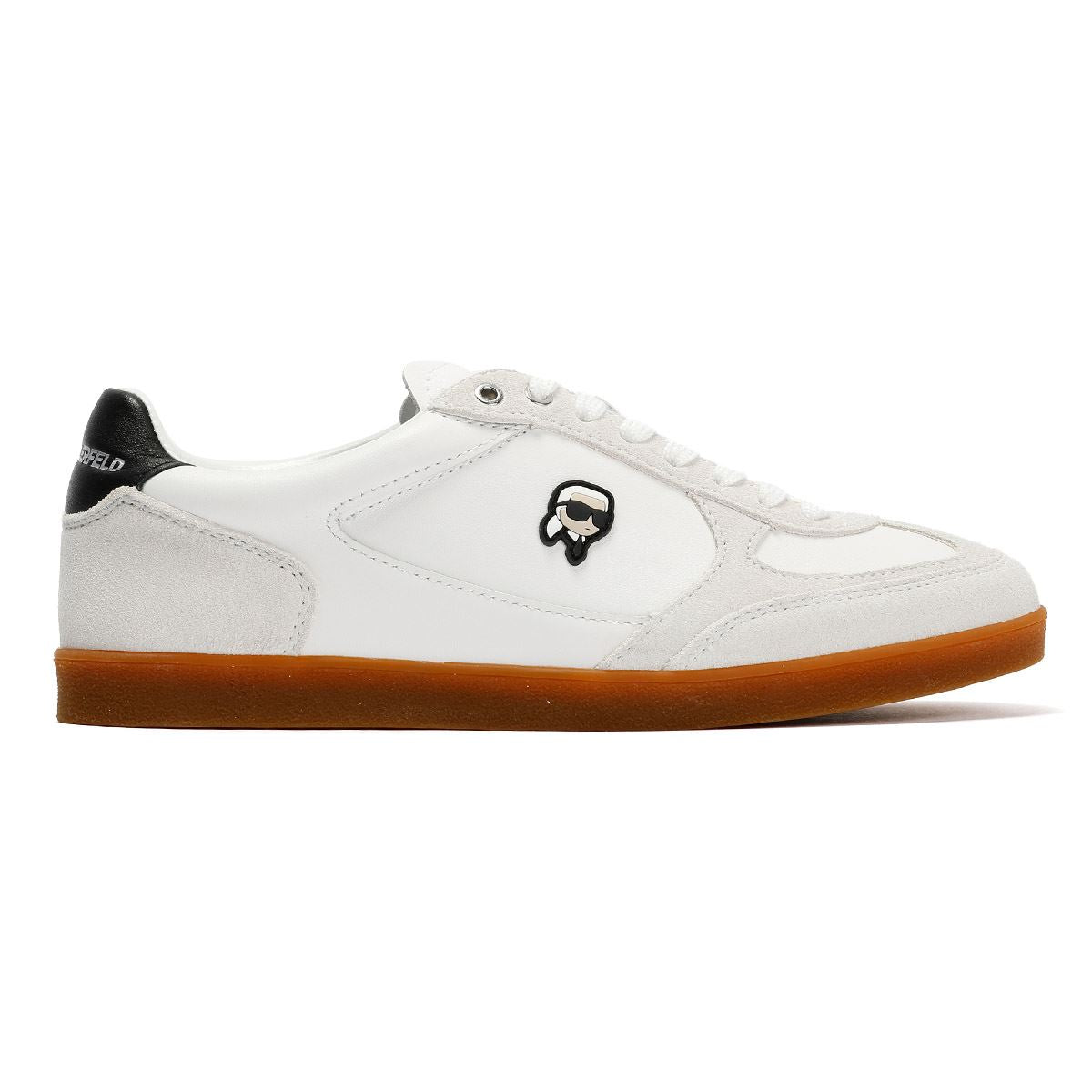 Karl Lagerfeld Kandidate NFT Leder Damen Weiße Sneakers