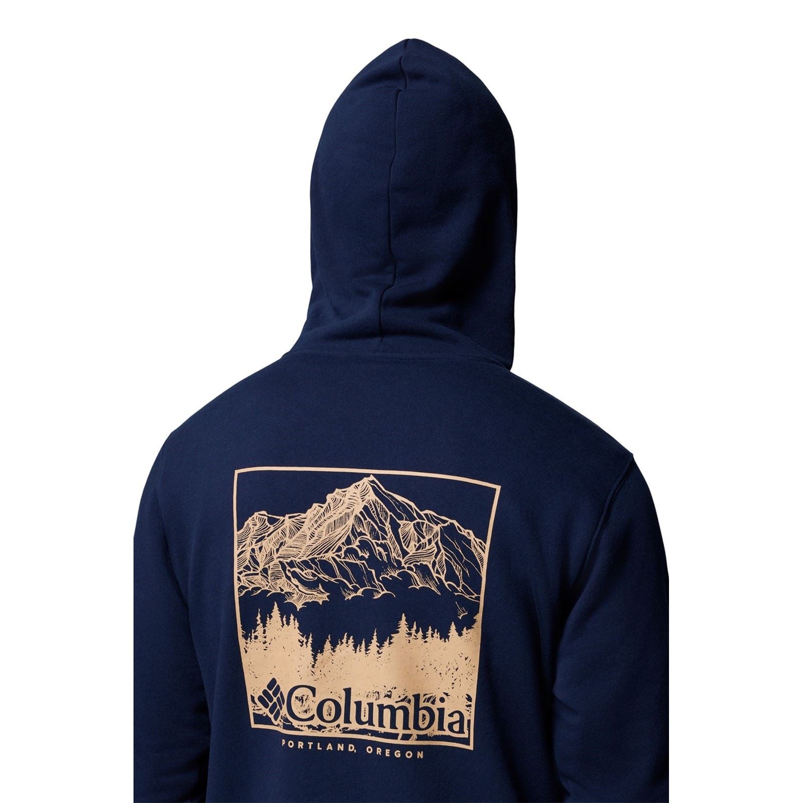 Columbia Columbia Trek Graphic Hoodie Trek Grafik Hoodie Baumwolle Männer Blauer Kapuzenpullover