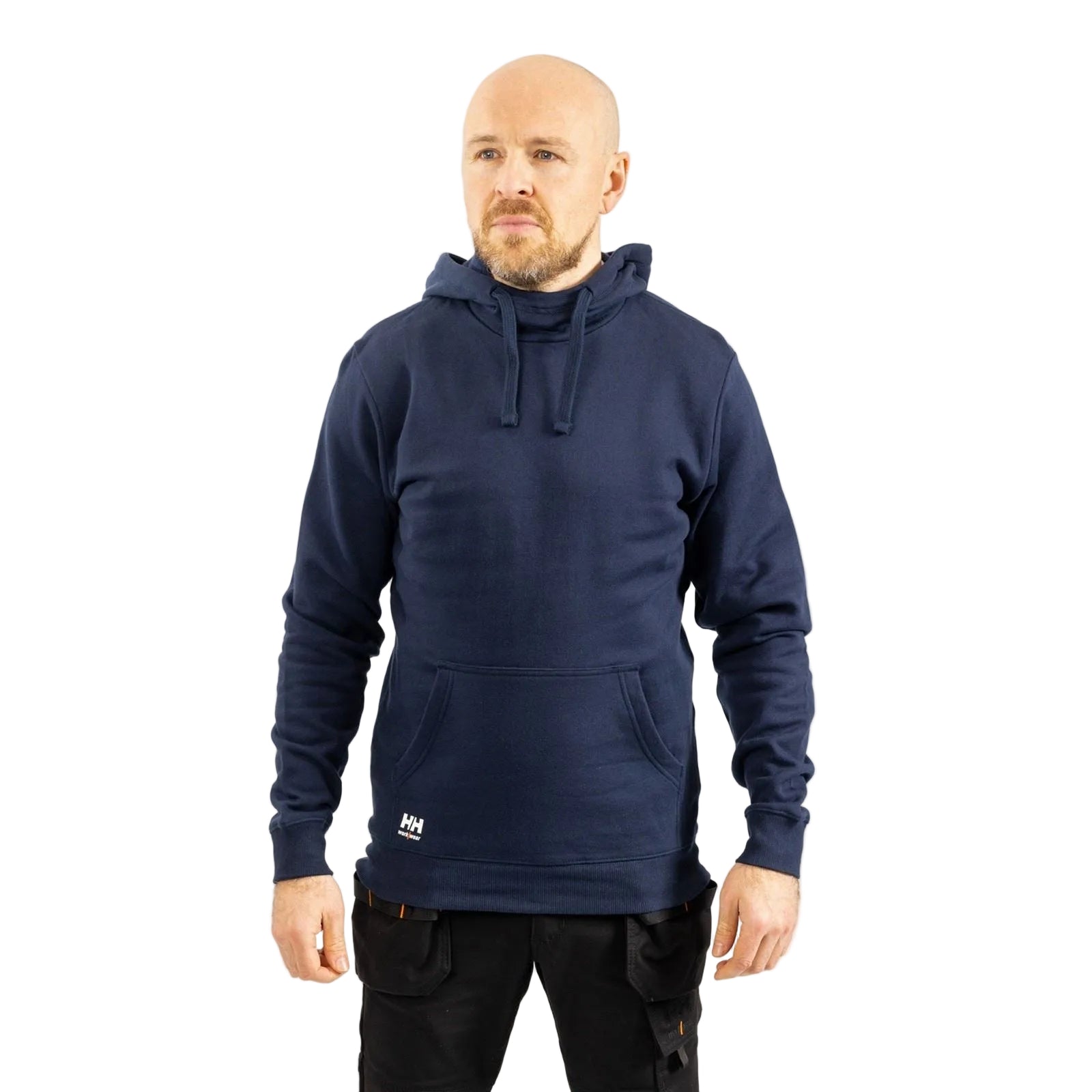 Helly Hansen Workwear Manchester Baumwoll Herrenblauer Kapuzensweatshirt