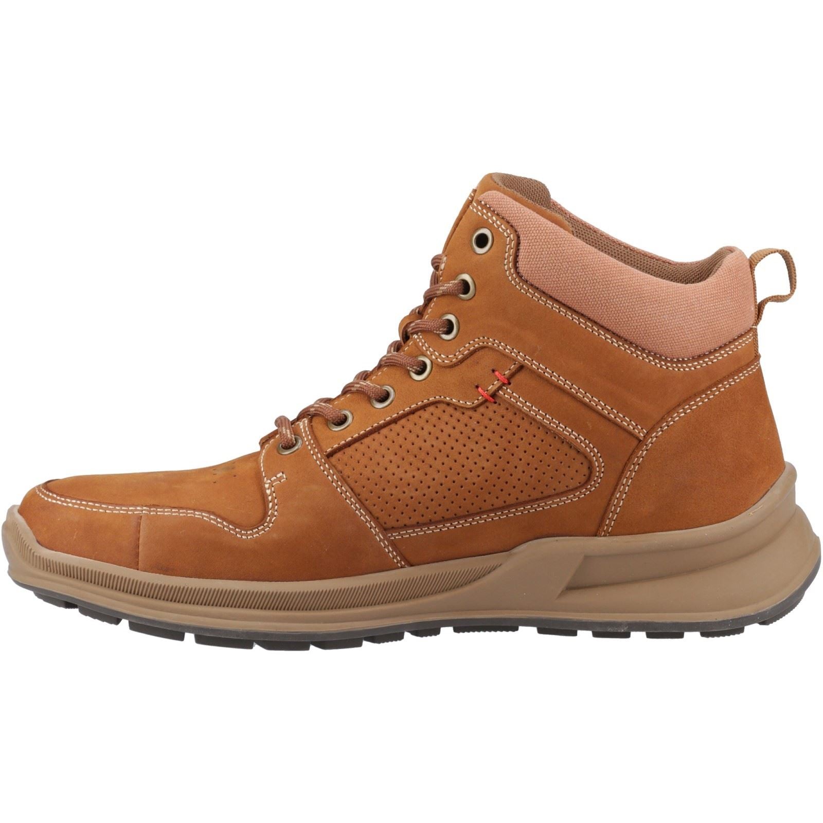 Hush Puppies Arnie Leder Herrenschuhe In Tan