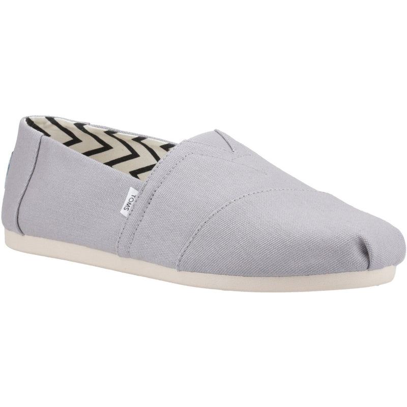 TOMS Alpargata Baumwoll Herren Espadrilles In Drizzle Grau