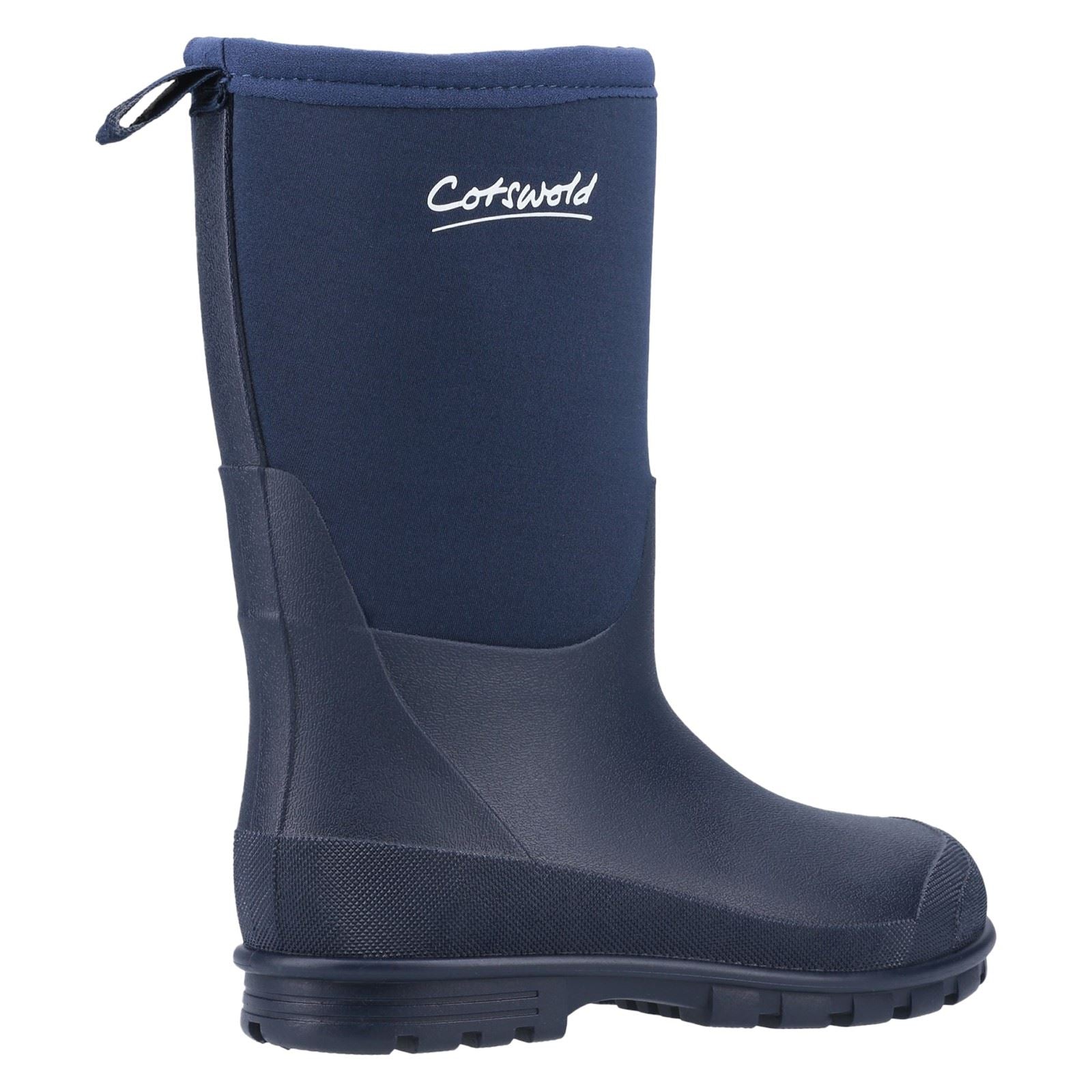 Cotswold Hilly Neoprene TPR+Neopren Unisex Kinder Gummistiefel in Blau