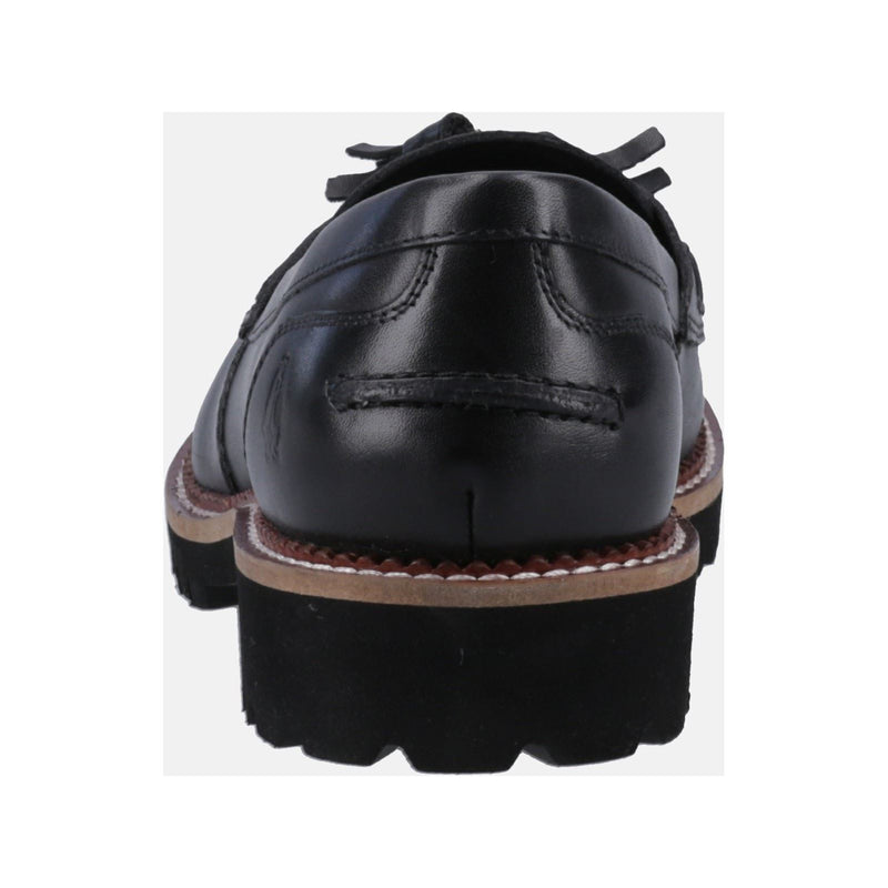 Hush Puppies Ginny Wildleder Damen Schwarze Loafer