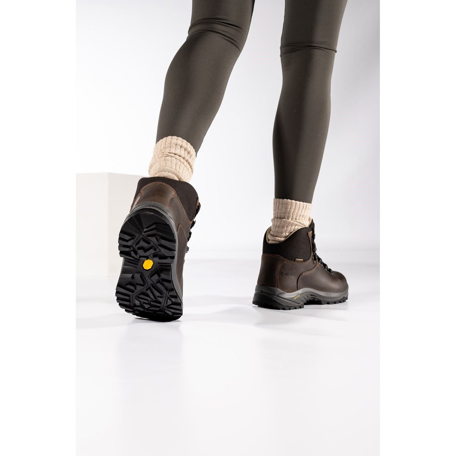 Hi-Tec Ravine Pro Damen Wanderschuhe Aus Braunem Leder