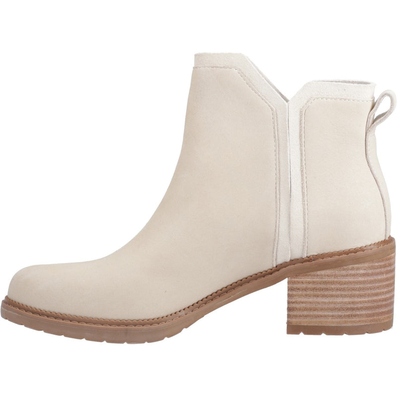 TOMS Hailey Leder Damen Beigefarbene Stiefel