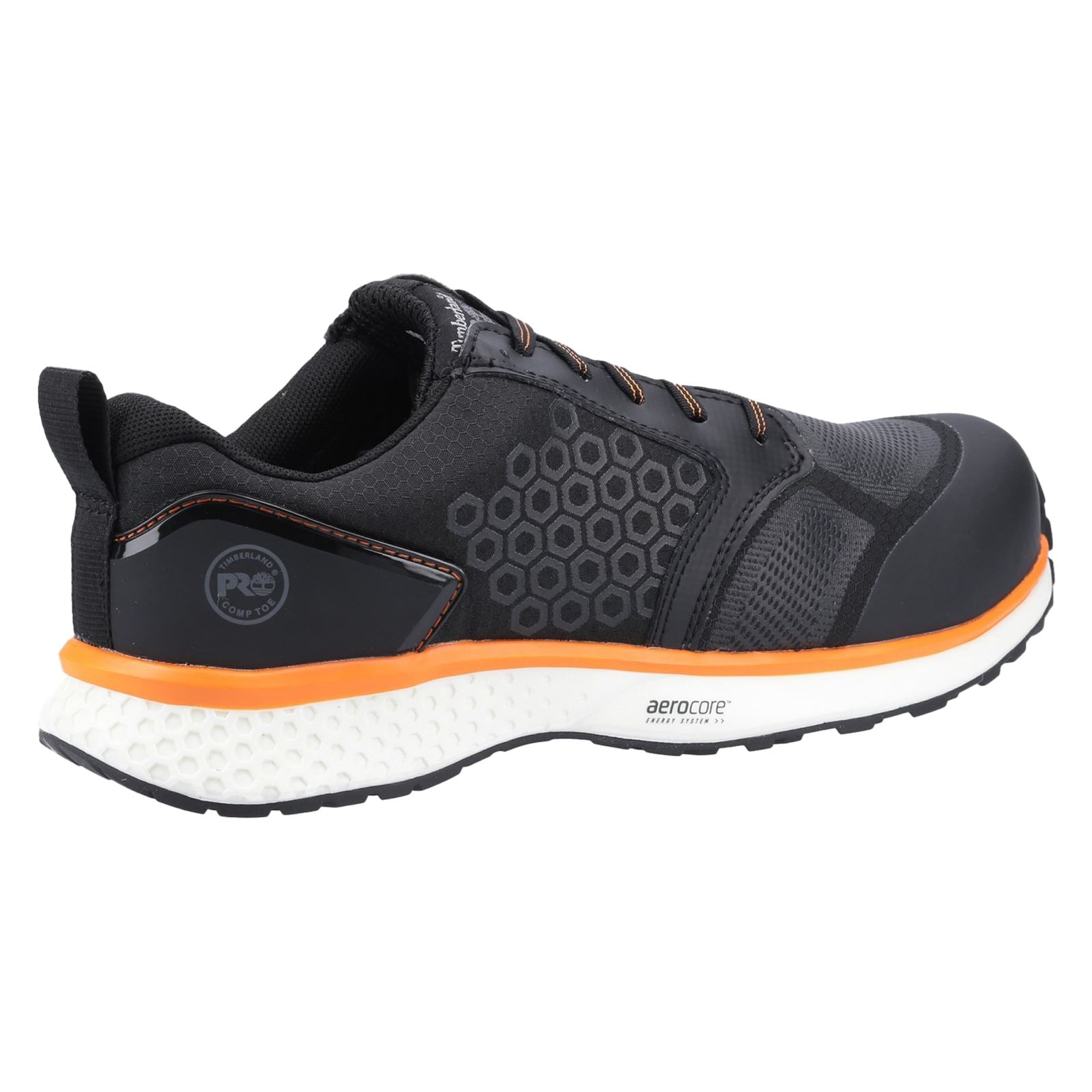 Timberland Pro Reaxion Synthetische Schwarz/Orange Sicherheits-Sneaker