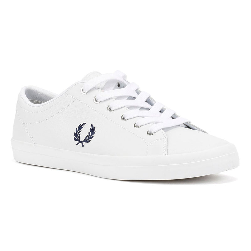 Fred Perry Baseline Leder Herren Weiße Sneakers