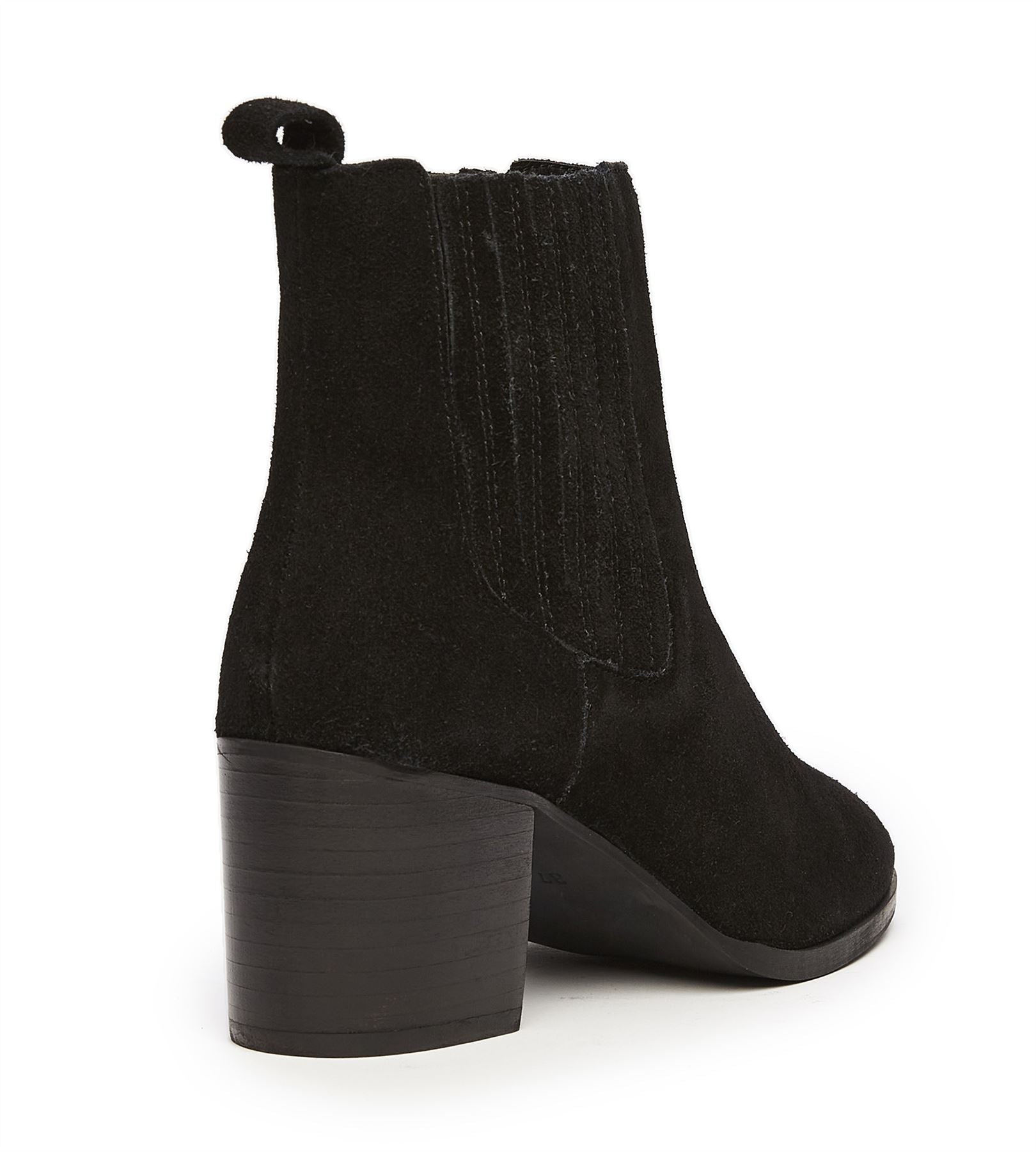 Osprey London The Naples Wildlederschwarze Damenstiefel