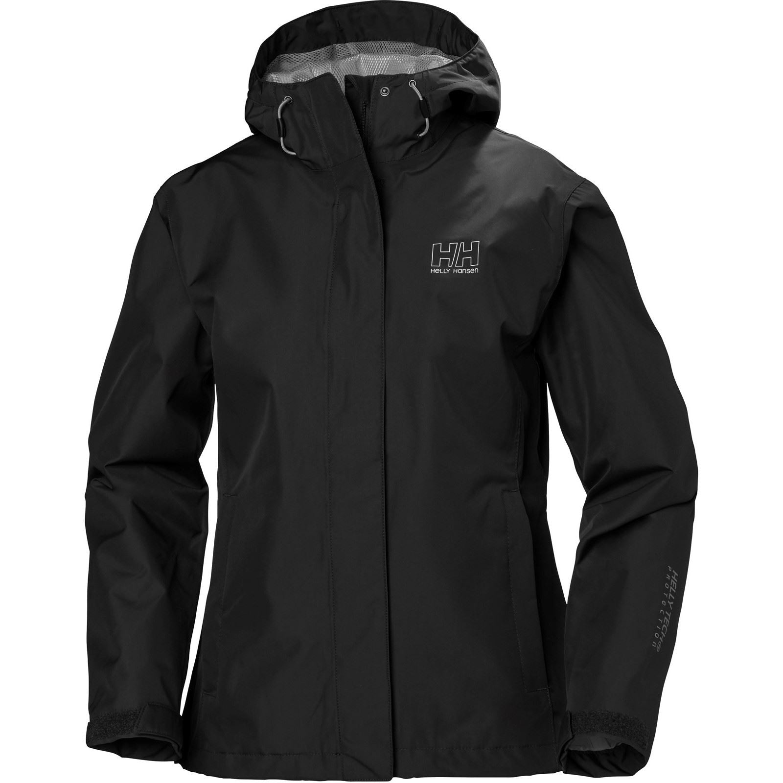 Helly Hansen Sport Seven J Damen Schwarze Regenjacke