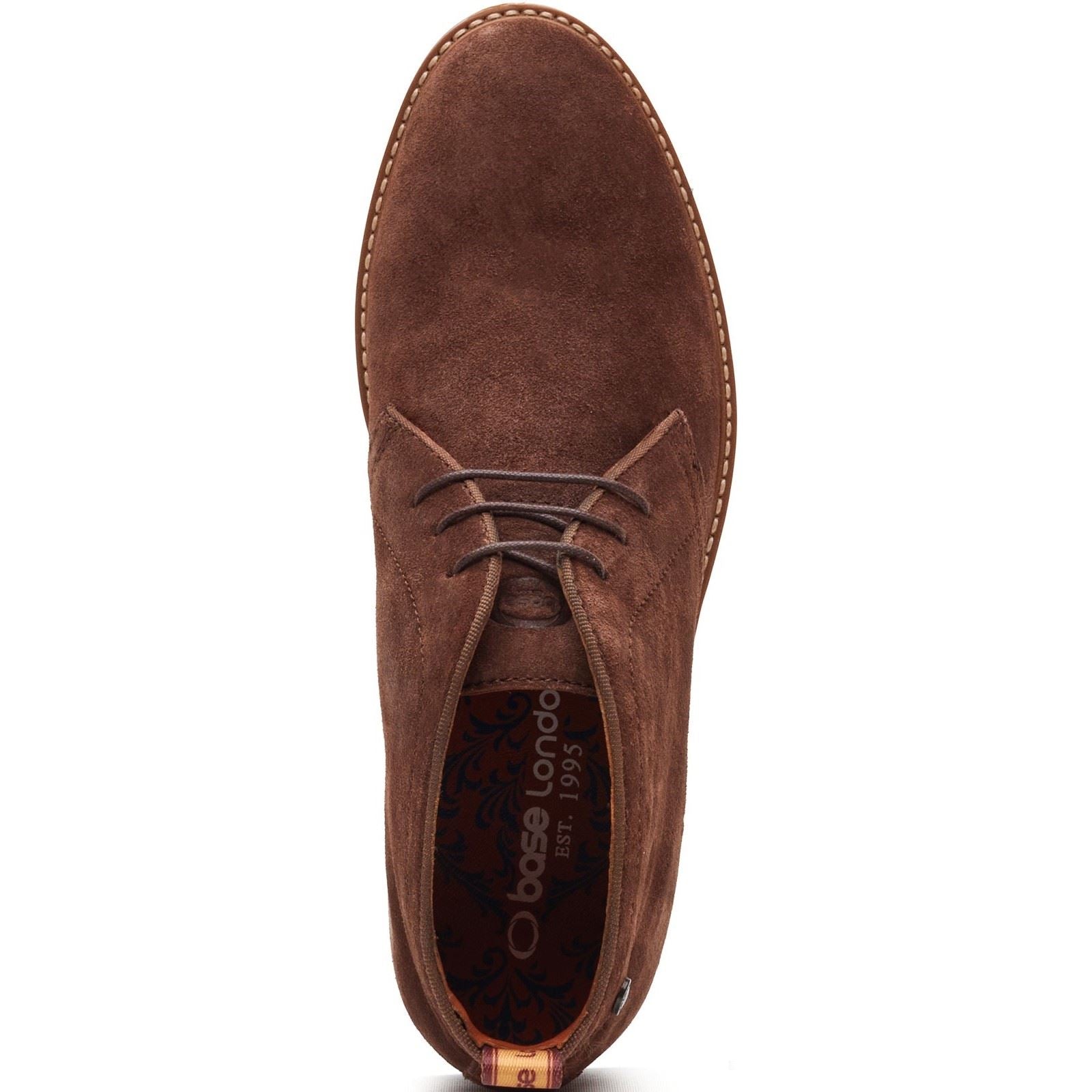 Base London Carlton Chukka Leder Herren Braune Stiefel