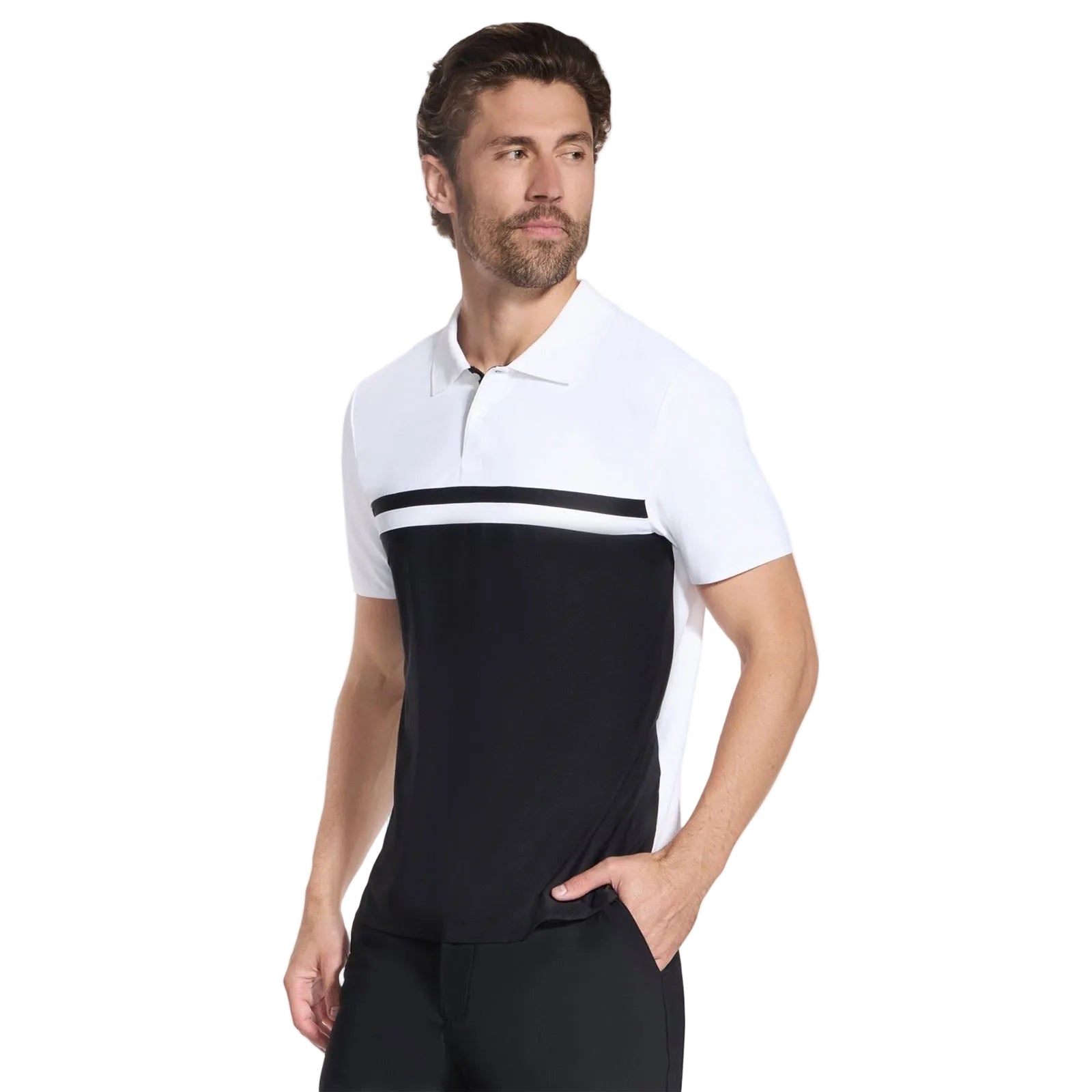 Skechers Skechers Ace Tour Polo Ace Tour Polo Polyester Herren Weißes Polohemd