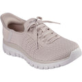 Skechers Graceful First Blush Damen Textil Sneaker In Taupe