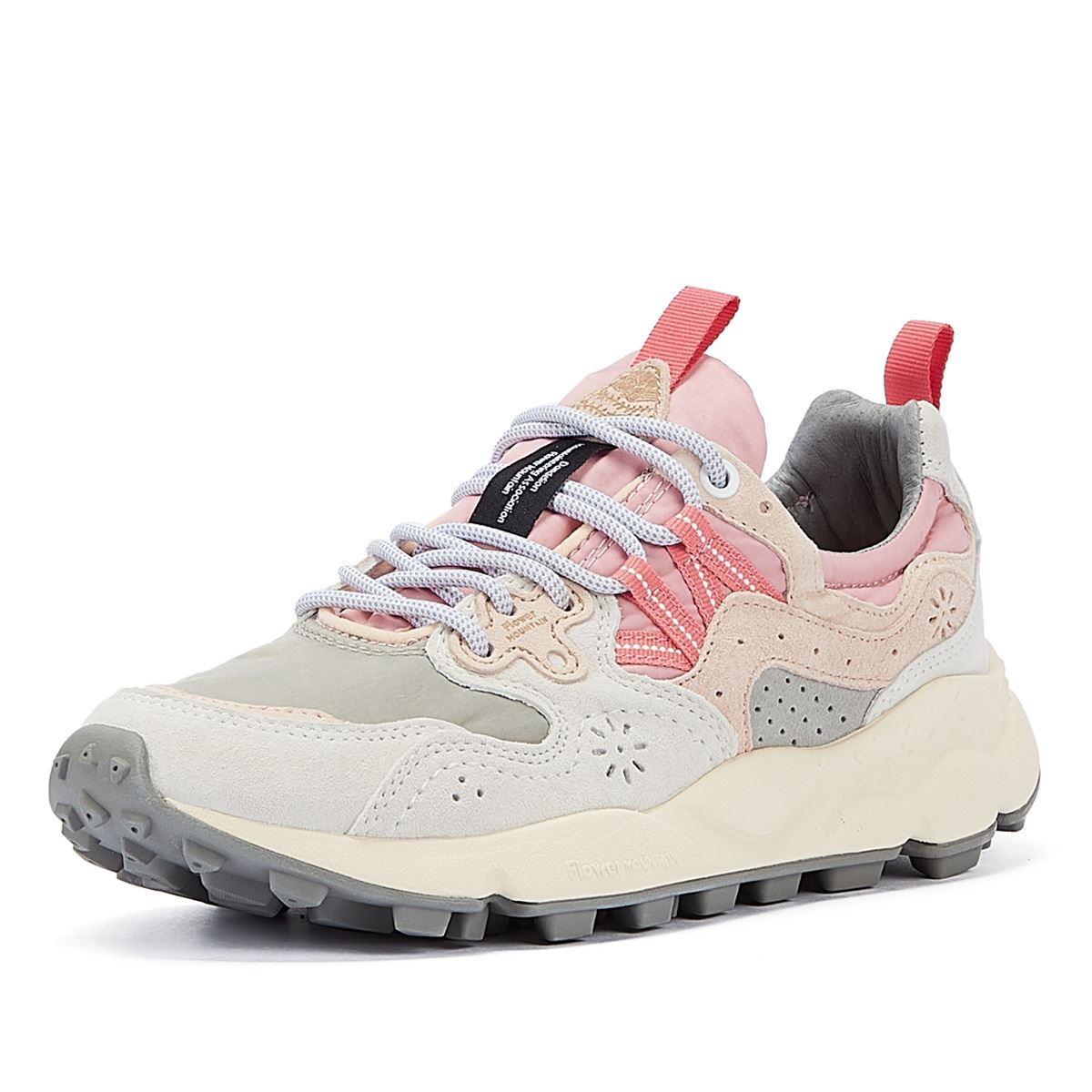 Flower Mountain Yamano 3 Rosa/Graue Wildleder Turnschuhe
