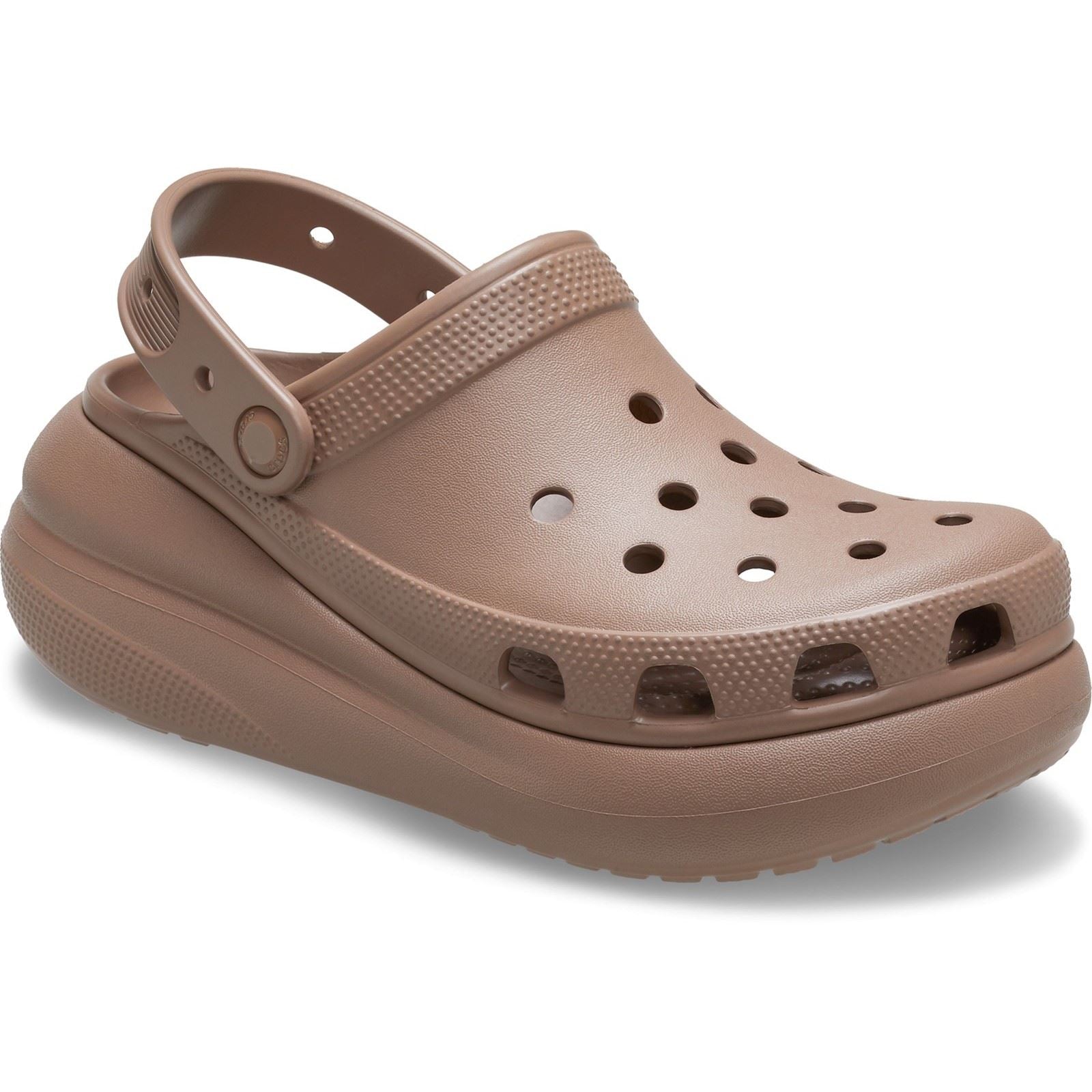 Crocs Classic Crush Eva Damen-Latte-Clogs