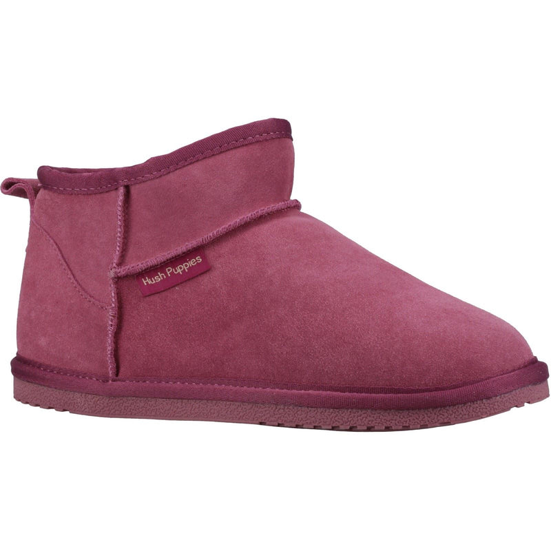 Hush Puppies Ashanti Wildleder Damen Rosa Hausschuhe