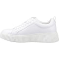 Hush Puppies Harlow Damen Sneaker Aus Weißem Leder