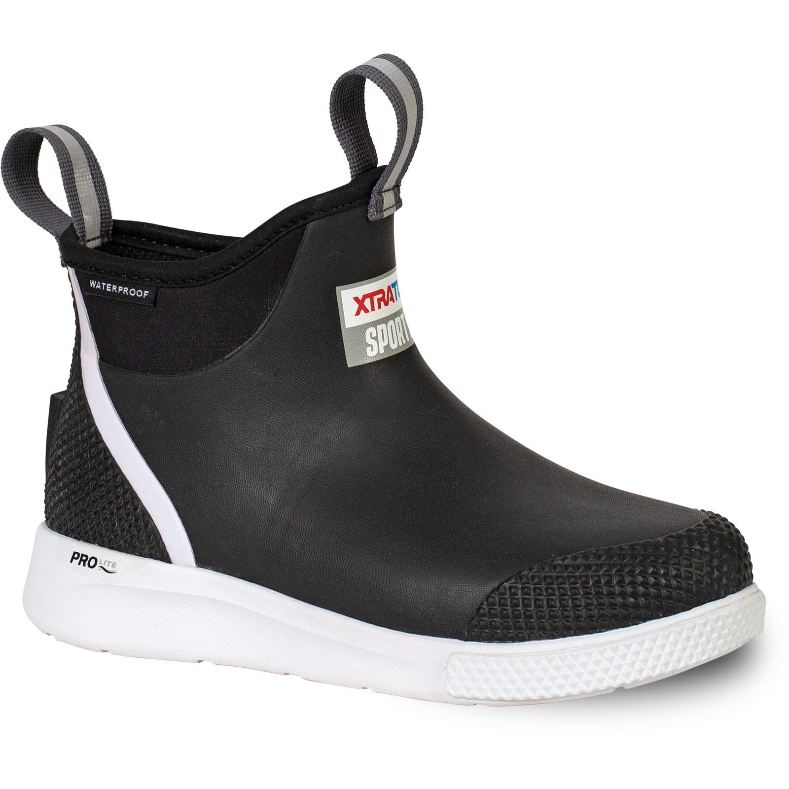 Xtratuf Sechs Zoll Knöchel Deck Sport Prolite Schwarz Wellington Stiefel