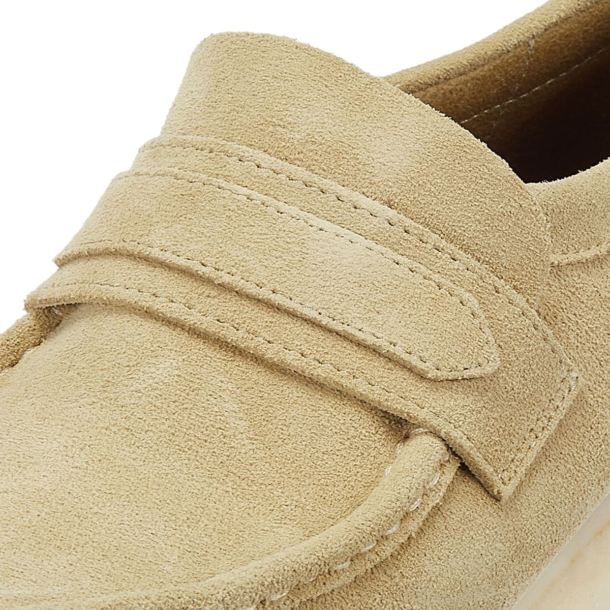 Clarks Originals Wallabee Herren-Lederslipper Aus Ahorn-Wildleder