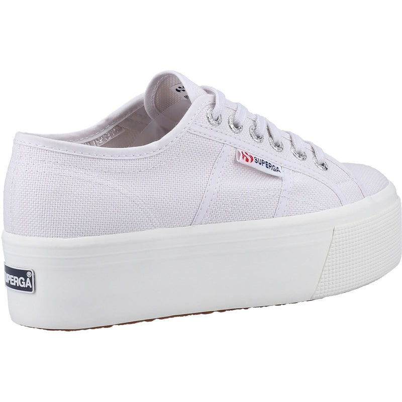 Superga 2790 Linea Up And Down 100% Baumwoll-Damengraue Turnschuhe