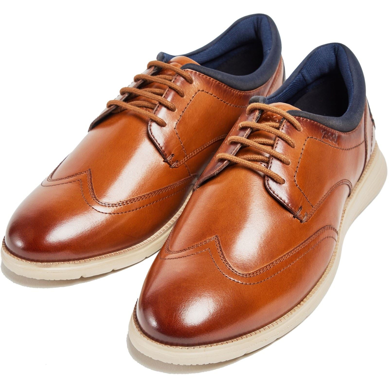 Pod Vantage Leder Herren Cognac Schnürschuhe