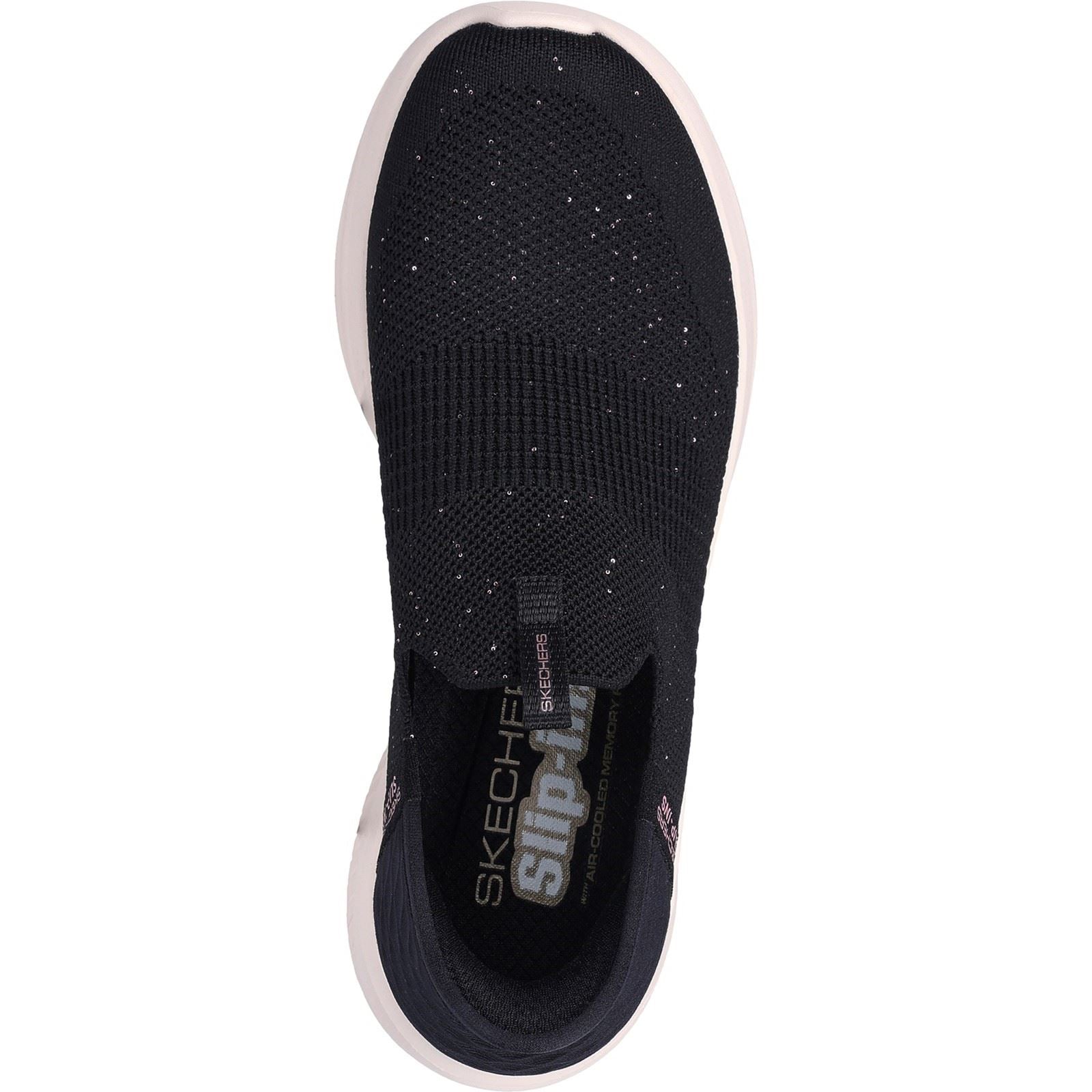 Skechers Ultra Flex 3.0 Textile Damen Sneaker In Schwarz/Roségold