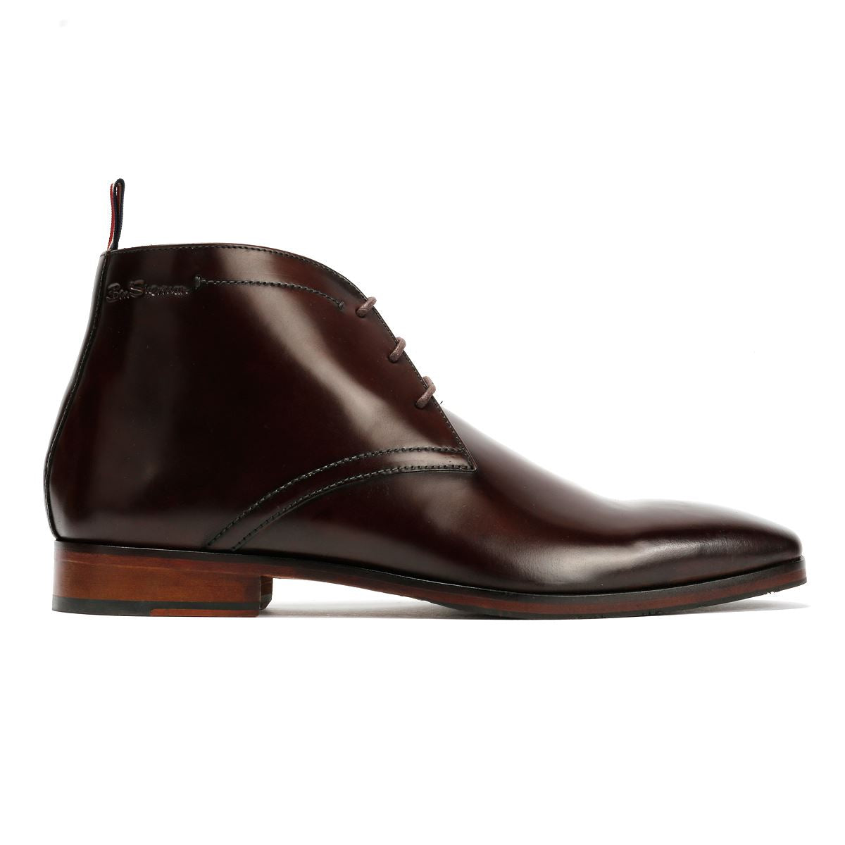 Ben Sherman London Leder Herren Braune Stiefel