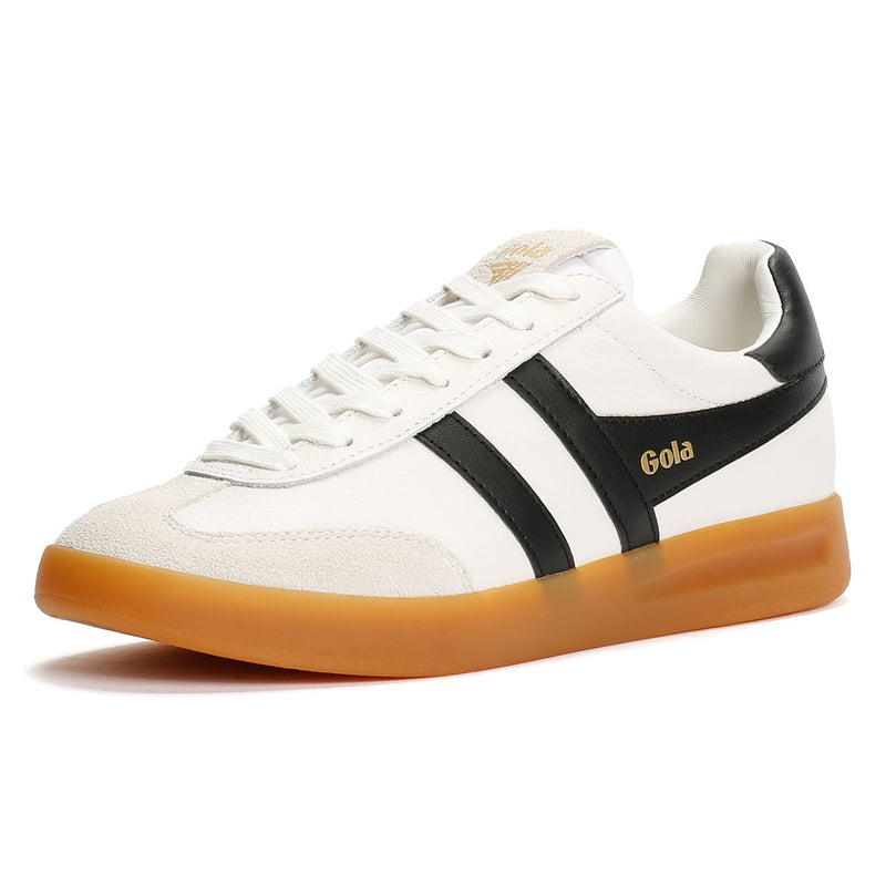 Gola Cyclone Leder Damen Weiße Sneakers