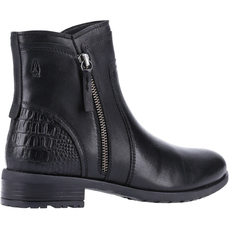 Hush Puppies Scarlett Damen Schwarze Farbe Lederstiefel