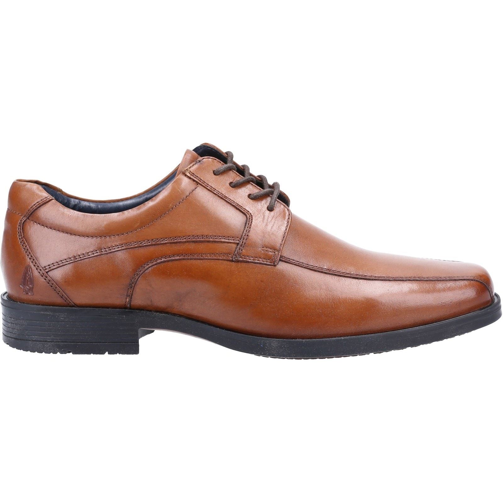 Hush Puppies Brandon Leder-Herrenschuhe In Hellbraun Mit Schnürung