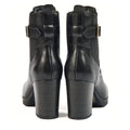 Pod Nala Leder /Textil-Damenstiefel In Schwarz