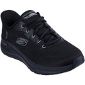 Skechers Arch Fit 2.0 Lestur Textile Herrenschwarze Sneakers