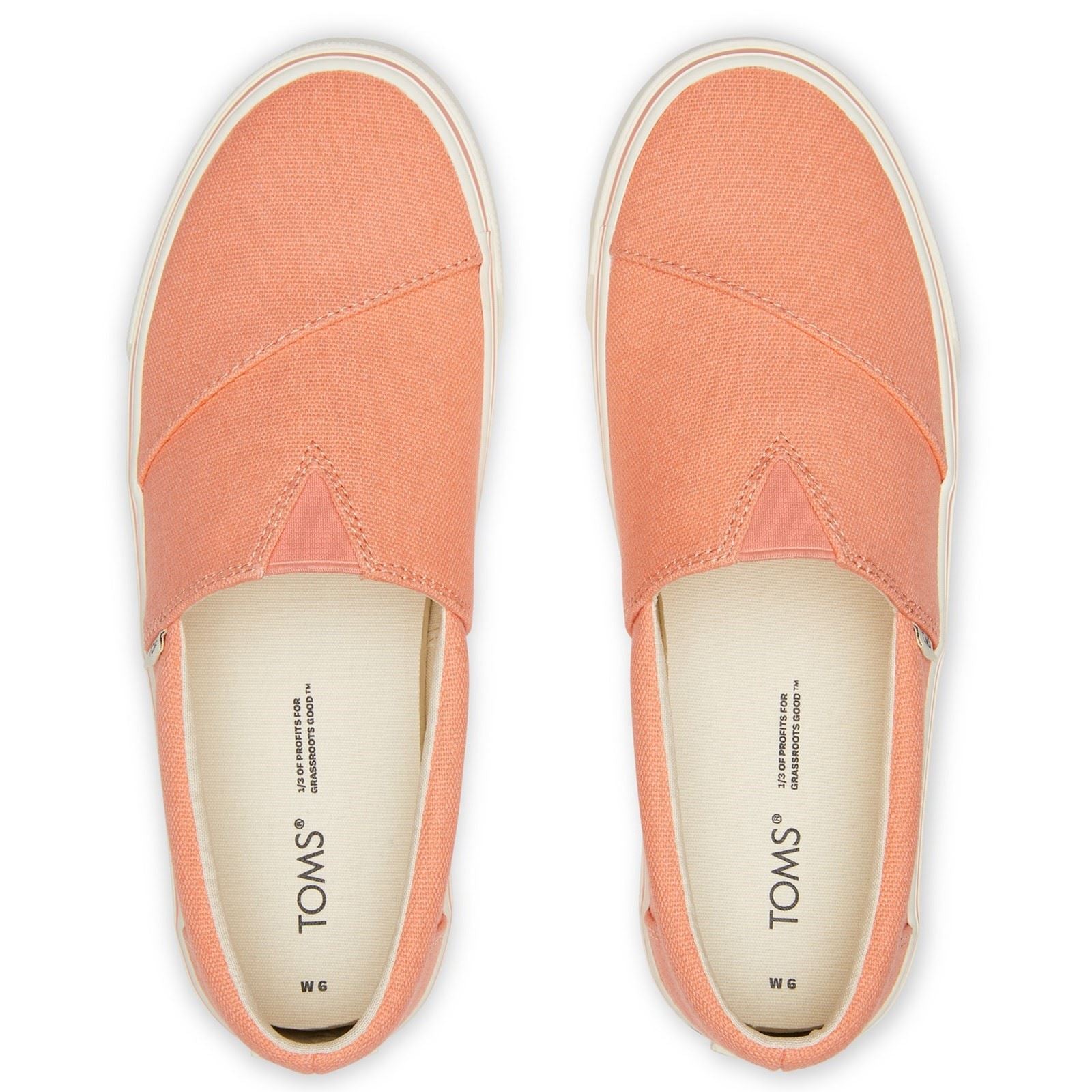 TOMS Alpargata Fenix Slip On Damen Espadrilles In Orange